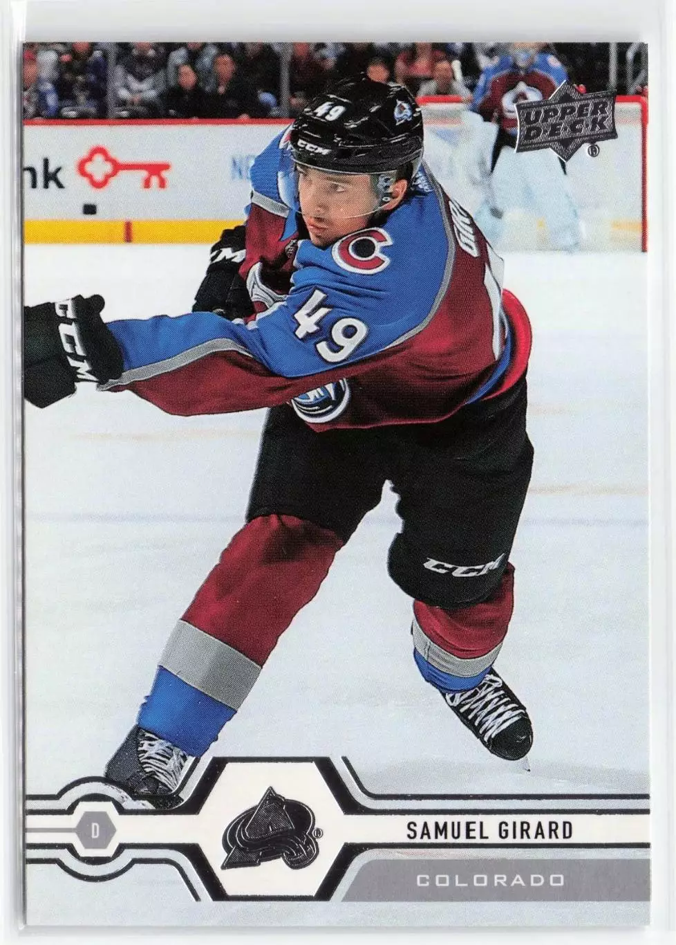 2019-20 Upper Deck #131 Samuel Girard