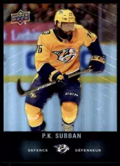 2019-20 Upper Deck Tim Hortons #76 P.K. Subban