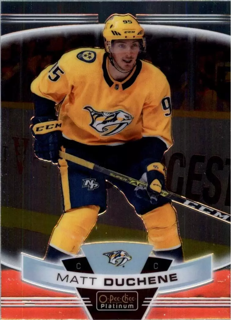 2019-20 O-Pee-Chee Platinum #144 Matt Duchene