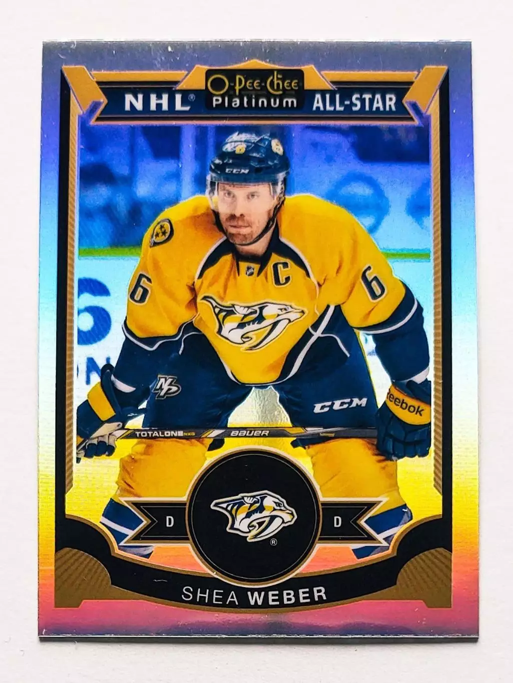 2015-16 O-Pee-Chee Platinum Rainbow #87 Shea Weber