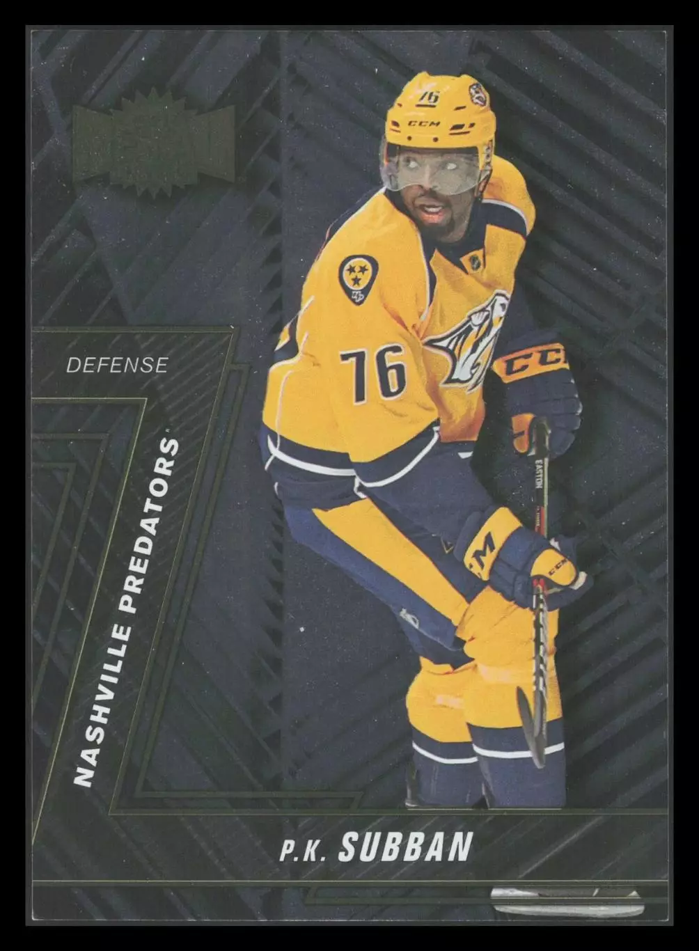 2016-17 Fleer Showcase Metal Universe #MU5 P.K. Subban