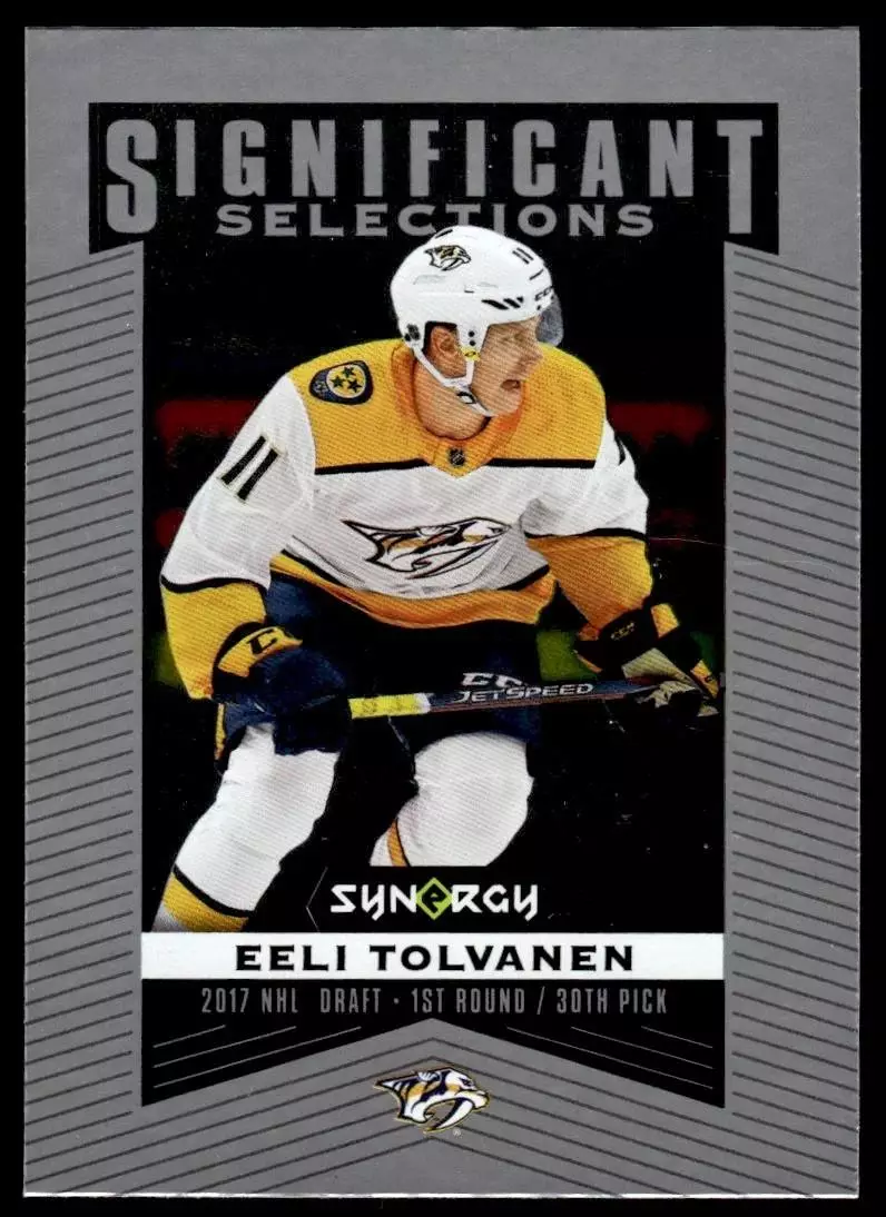 2018-19 Synergy Significant Selections #SS11 Eeli Tolvanen
