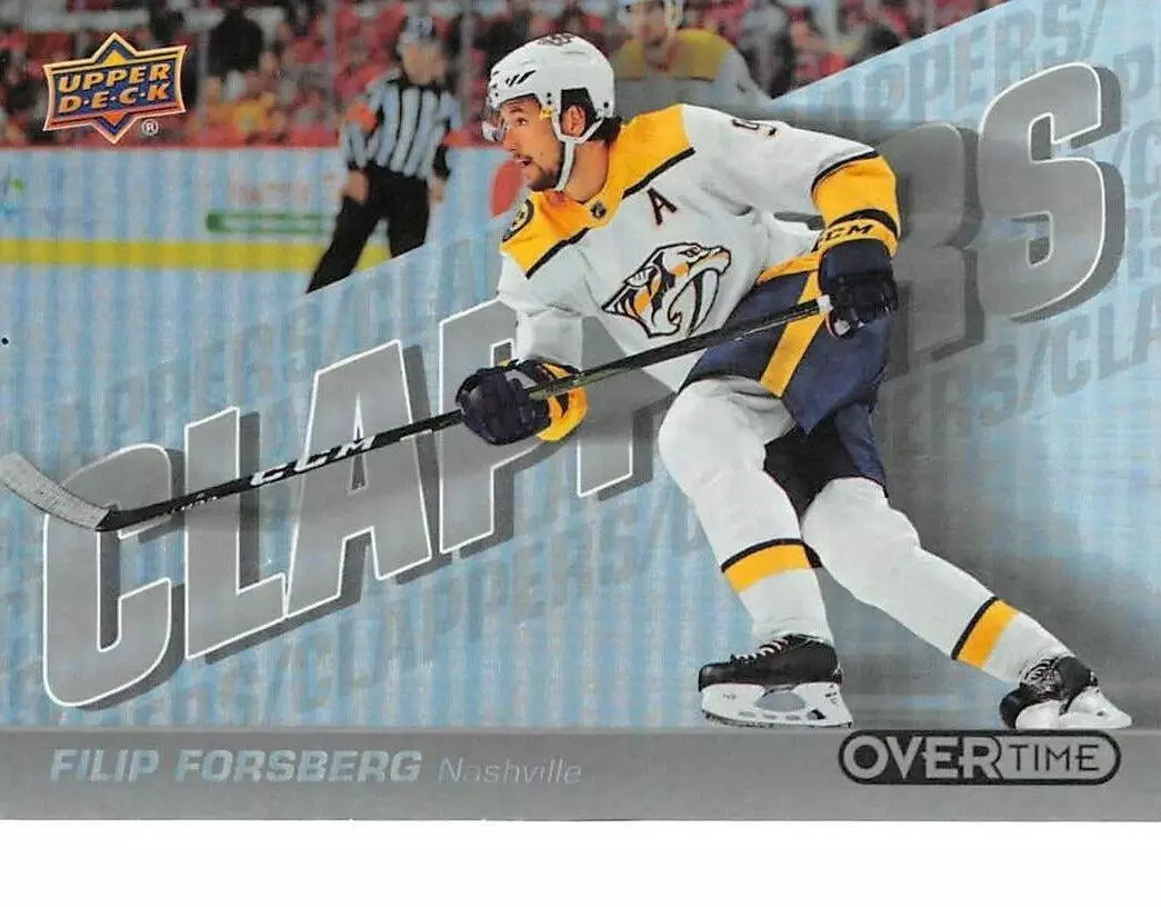 2019-20 Upper Deck Overtime Clappers #C14 Filip Forsberg
