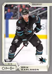 2018-19 O-Pee-Chee Silver #610 Erik Karlsson