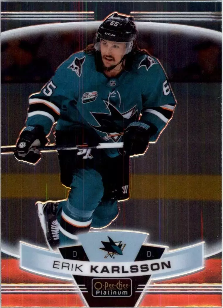 2019-20 O-Pee-Chee Platinum #34 Erik Karlsson