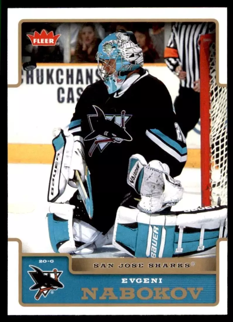 2006-07 Fleer #164 Evgeni Nabokov