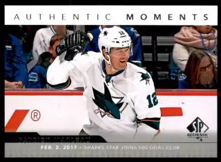 2017-18 SP Authentic #108 Patrick Marleau AM