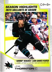 2020-21 O-Pee-Chee #592 Joe Thornton SH