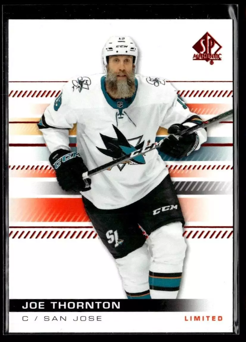 2019-20 SP Authentic Limited Red #44 Joe Thornton