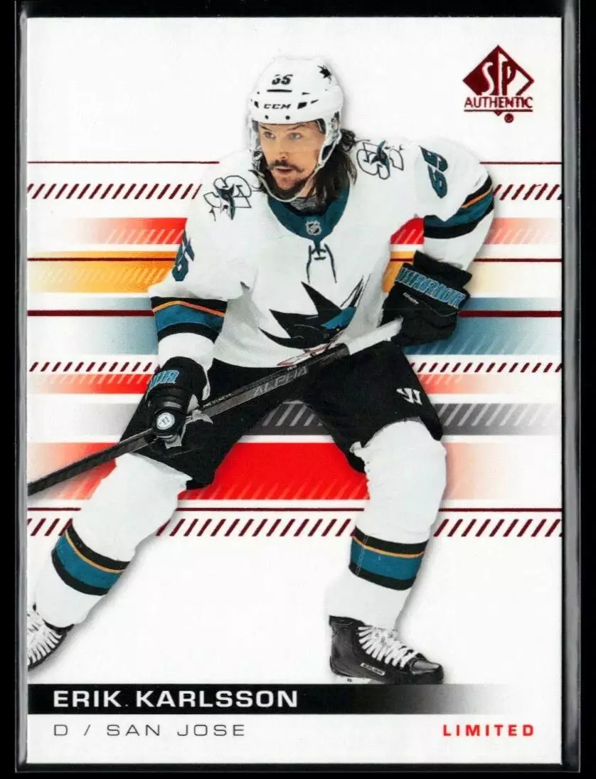 2019-20 SP Authentic Limited Red #81 Erik Karlsson