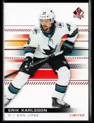 2019-20 SP Authentic Limited Red #81 Erik Karlsson