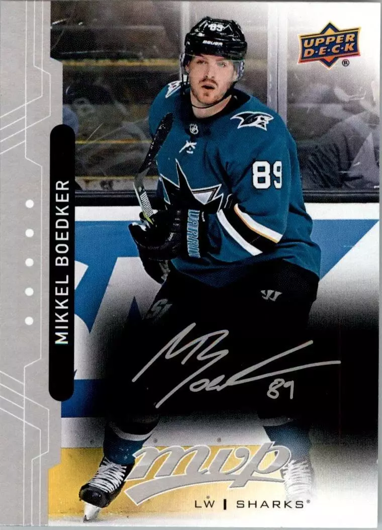 2018-19 Upper Deck MVP Silver Script #177 Mikkel Boedker