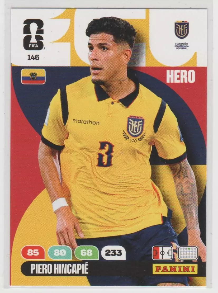 PANINI Чемпионат Мира 2026. Adrenalyn XL#146 Piero Hincapie