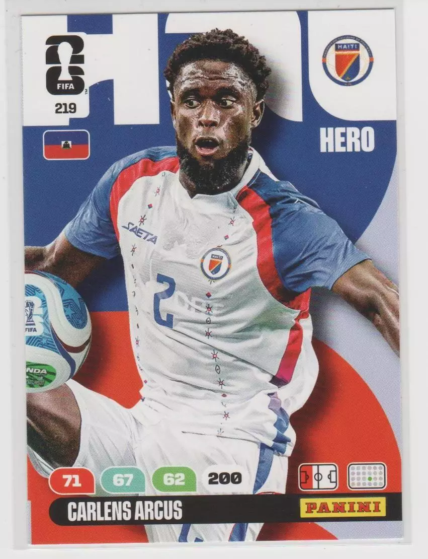 PANINI Чемпионат Мира 2026. Adrenalyn XL#219 Carlens Arcus