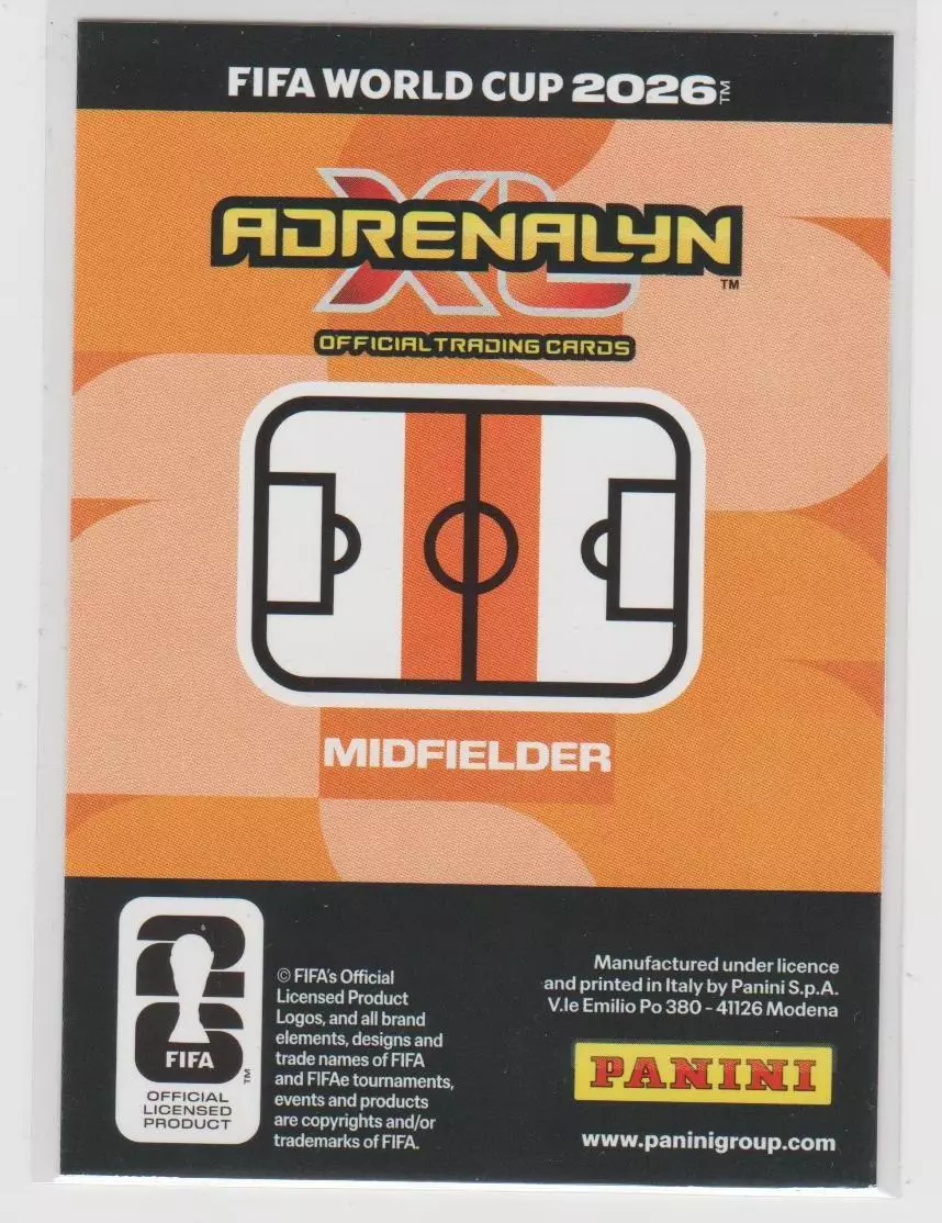 PANINI Чемпионат Мира 2026. Adrenalyn XL#354 Edgar Barcenas 1