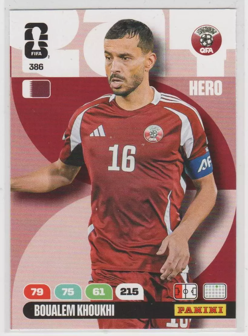 PANINI Чемпионат Мира 2026. Adrenalyn XL#386 Boualem Khoukhi