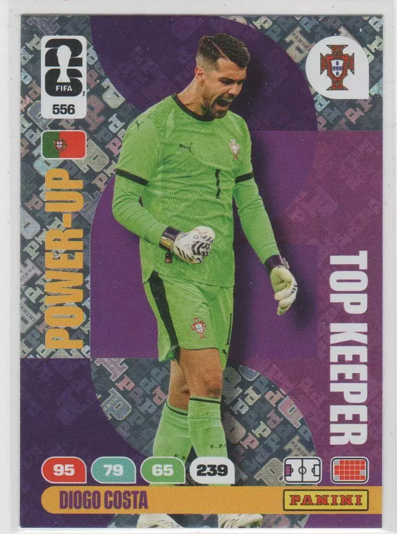PANINI Чемпионат Мира 2026. Adrenalyn XL#556 Diogo Costa SPECIAL 2 / Top Keeper