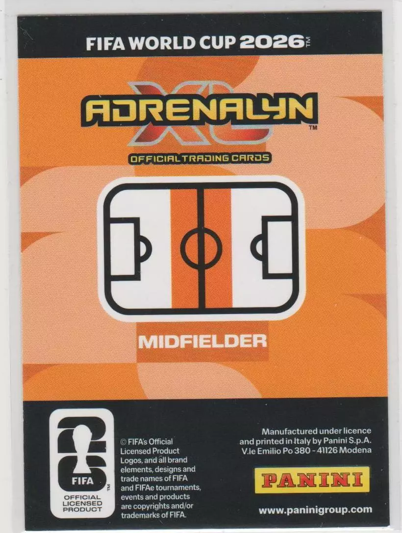 PANINI Чемпионат Мира 2026. Adrenalyn XL#585 Federico Valverde SPECIAL 2 1