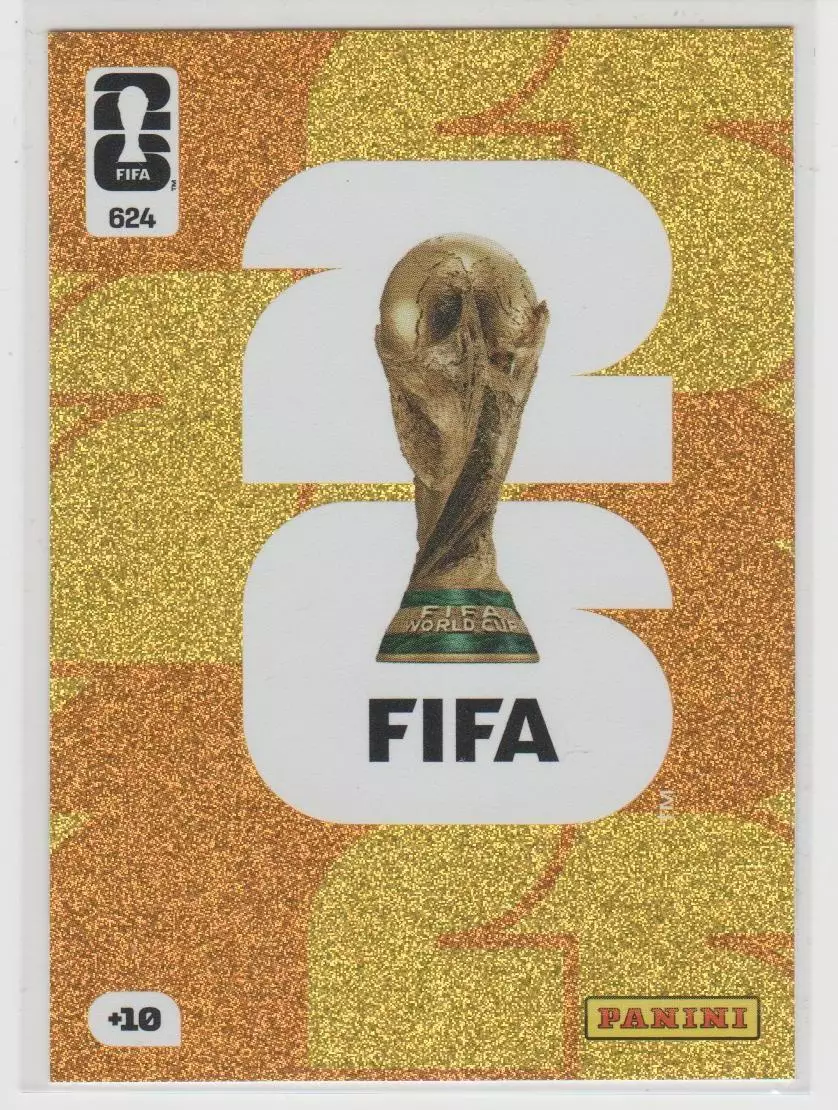 PANINI Чемпионат Мира 2026. Adrenalyn XL#624 Trophy ULTRA RARE / Official Emblem