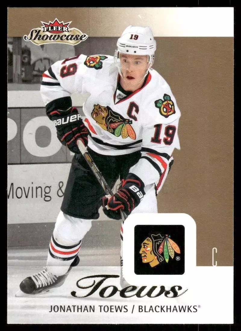 2013-14 Fleer Showcase #15 Jonathan Toews