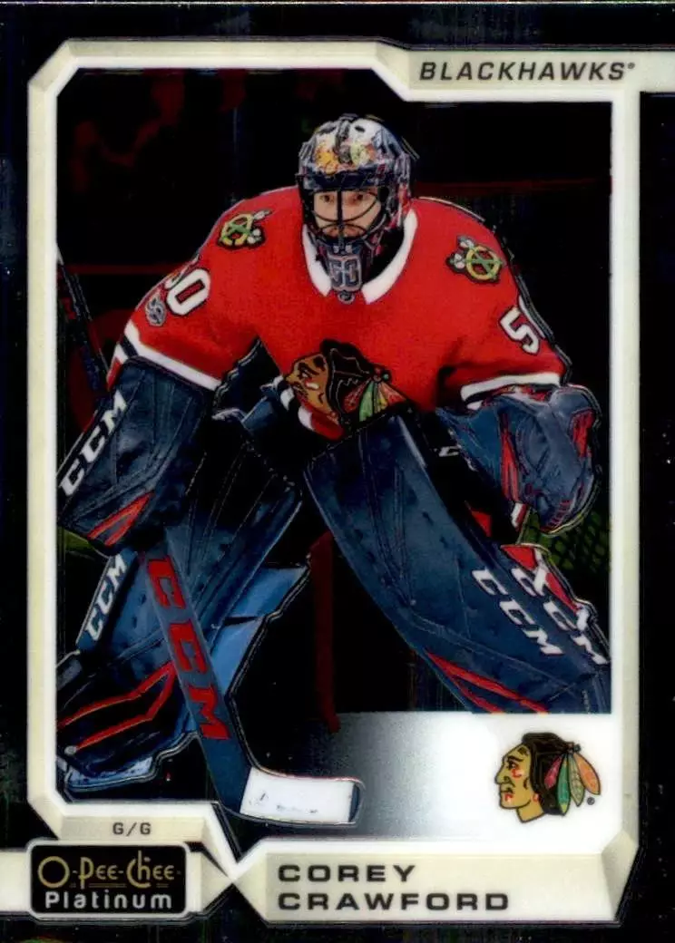 2018-19 O-Pee-Chee Platinum #132 Corey Crawford
