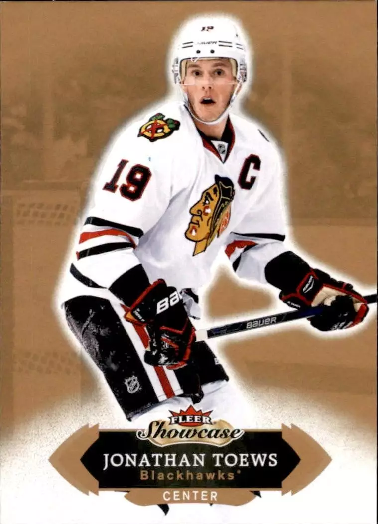 2016-17 Fleer Showcase #37 Jonathan Toews
