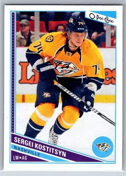 2013-14 O-Pee-Chee #429 Sergei Kostitsyn