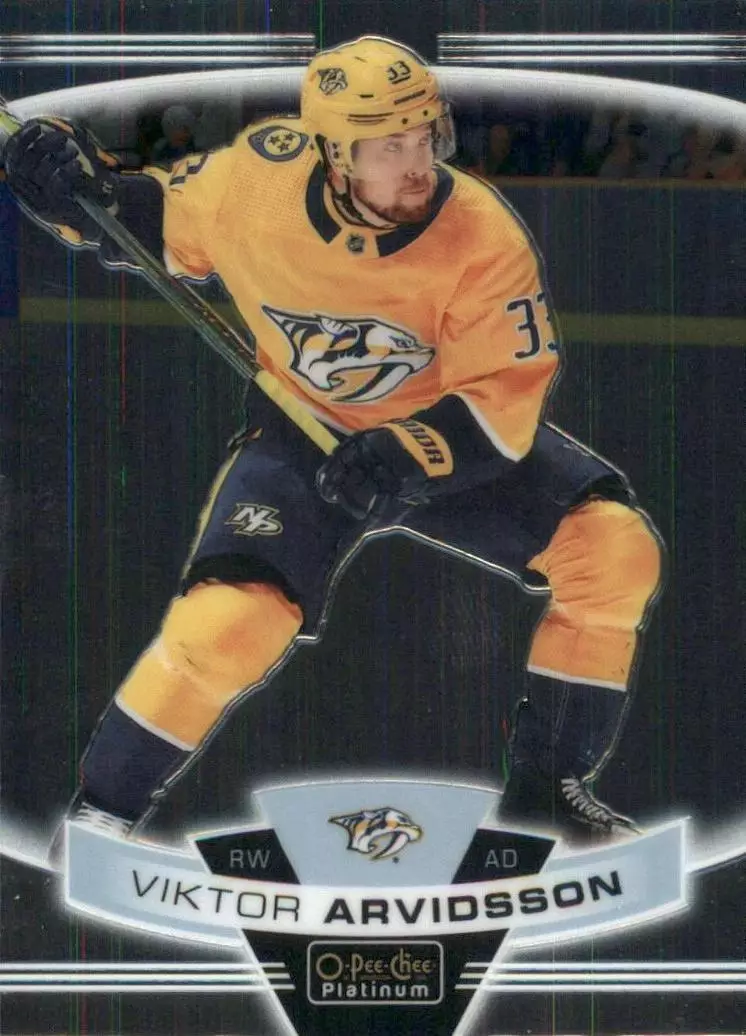 2019-20 O-Pee-Chee Platinum #36 Viktor Arvidsson