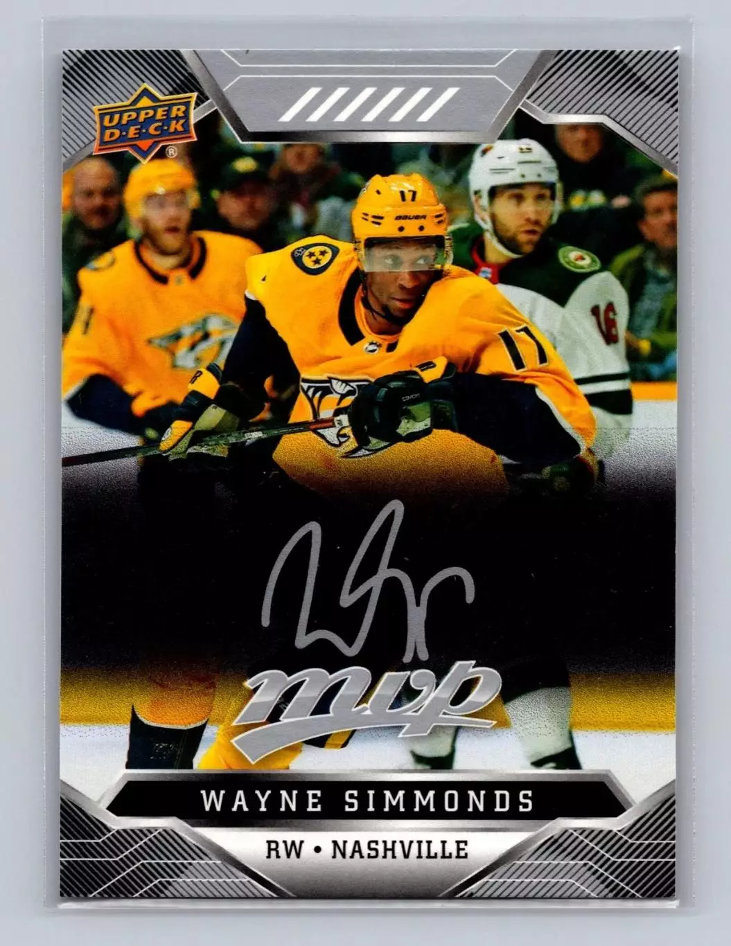2019-20 Upper Deck MVP Silver Script #177 Wayne Simmonds