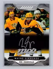 2019-20 Upper Deck MVP Silver Script #177 Wayne Simmonds