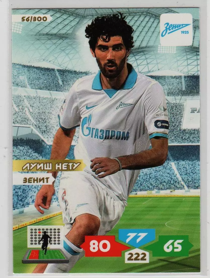 PANINI РФПЛ 2013-2014. Adrenalyn XL #56 Луиш Нету / Luis Neto