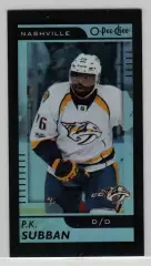 2017-18 O-Pee-Chee Mini Black #M75 P.K. Subban RARE