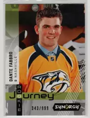 2019-20 Synergy Rookie Journey Draft Day #RP9 Dante Fabbro 343\999