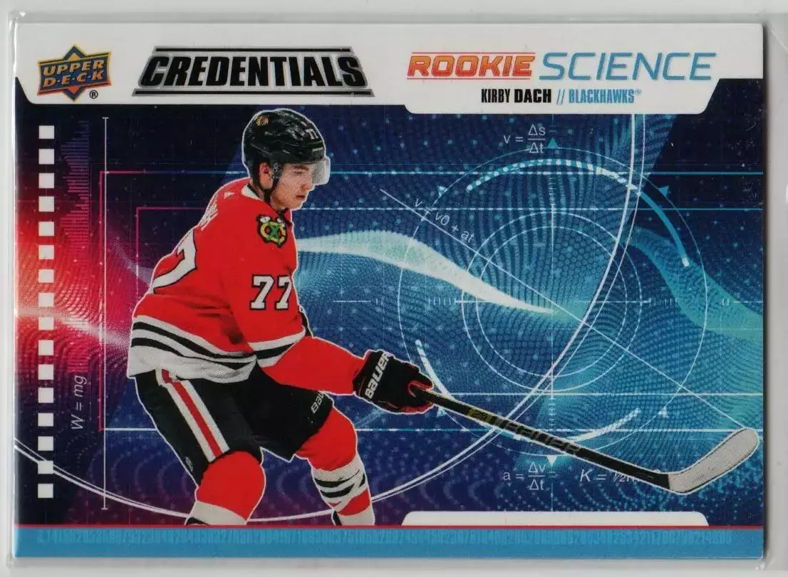 2019-20 Upper Deck Credentials Rookie Science #RS26 Kirby Dach