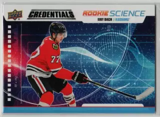 2019-20 Upper Deck Credentials Rookie Science #RS26 Kirby Dach