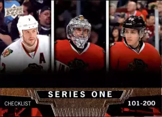 2013-14 Upper Deck #200 Brent Seabrook/Corey Crawford/Patrick Kane CL