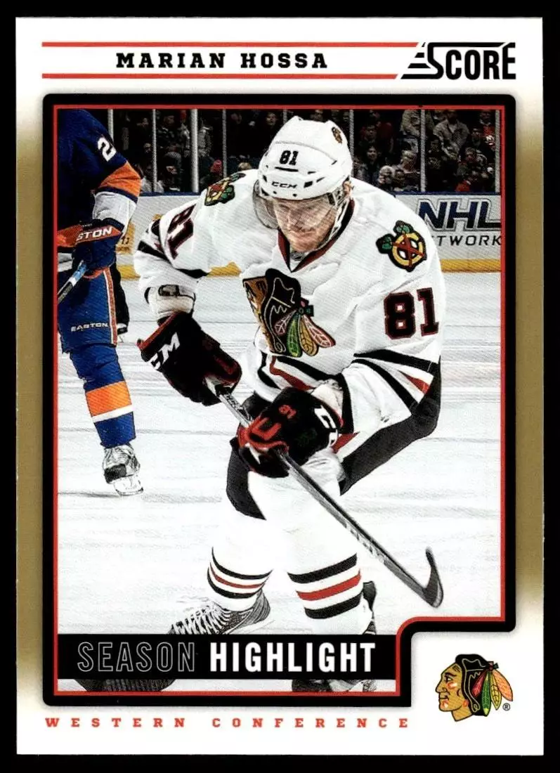 2012-13 Score Gold Rush #24 Marian Hossa SH