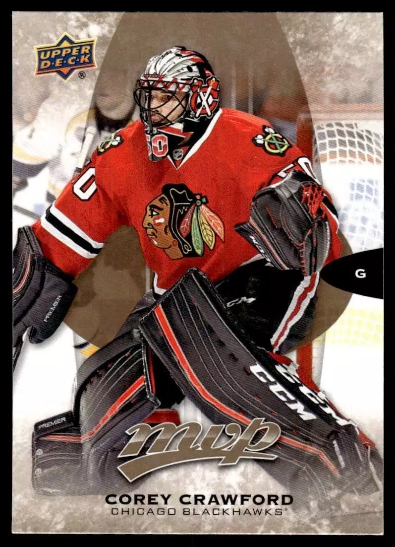 2016-17 Upper Deck MVP #134 Corey Crawford