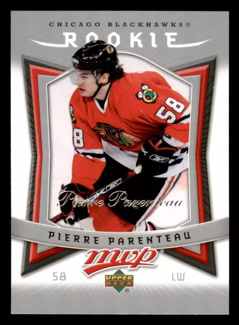 2007-08 Upper Deck MVP #303 Pierre Parenteau RC\Avtomobilist Yekaterinburg