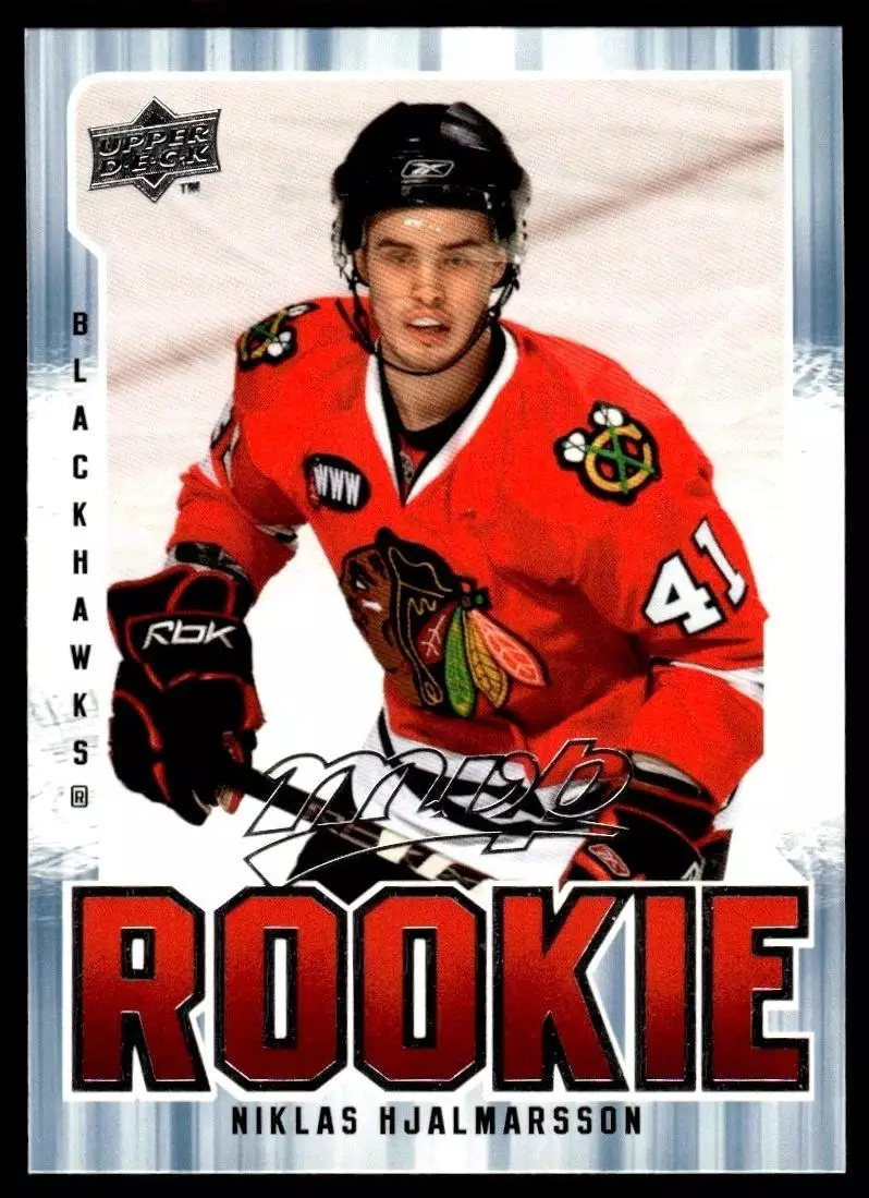 2008-09 Upper Deck MVP #315 Niklas Hjalmarsson RC