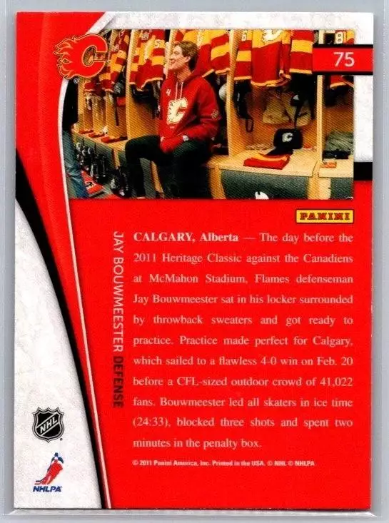 2011-12 Pinnacle #75 Jay Bouwmeester 1