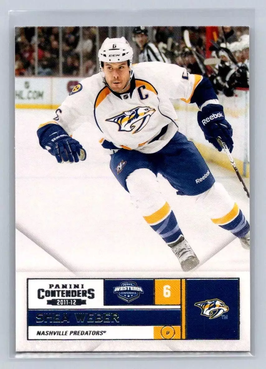 2011-12 Panini Contenders #6 Shea Weber