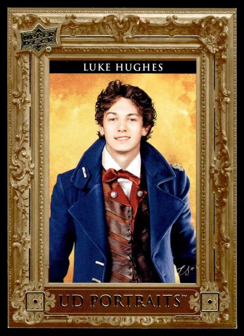 2023-24 Upper Deck UD Portraits #P57 Luke Hughes