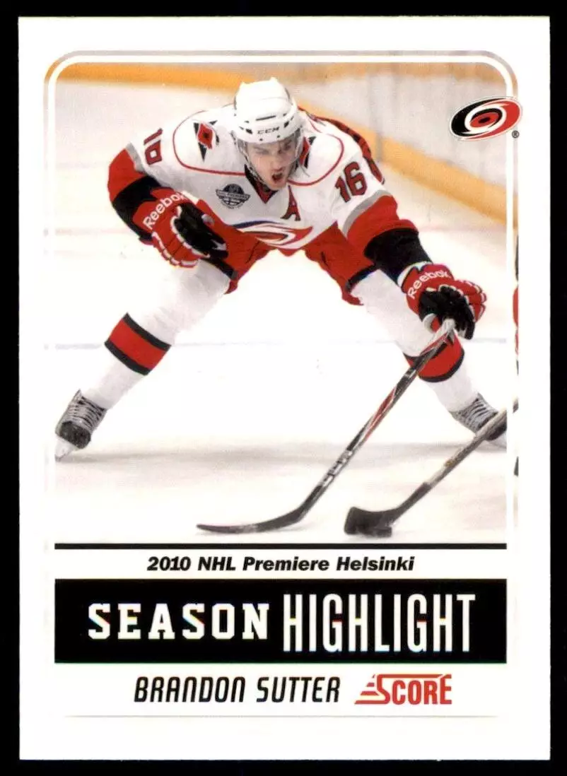 2011-12 Score #3 Brandon Sutter SH
