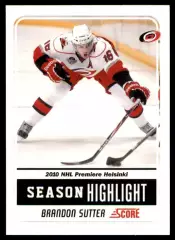 2011-12 Score #3 Brandon Sutter SH