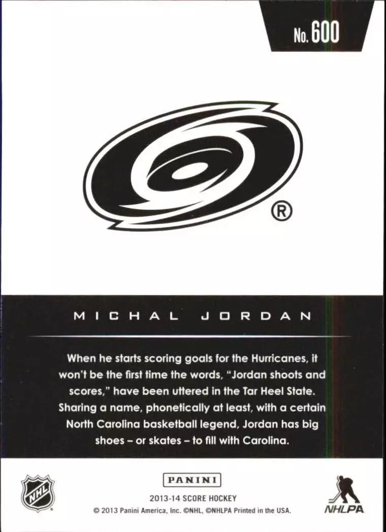 2013-14 Score #600 Michal Jordan HR RC 1