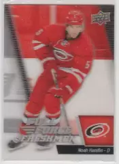 2015-16 Upper Deck Full Force 3D Freshman Noah Hanifin #114 Rookie RC