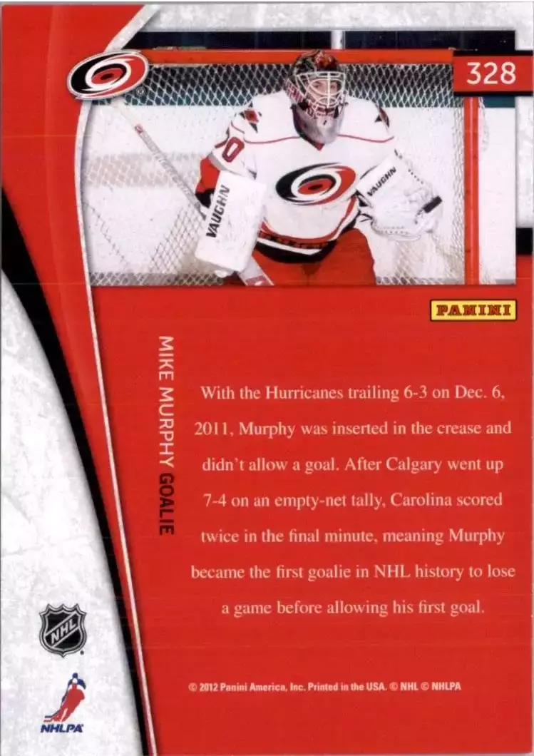 2011-12 Pinnacle #328 Mike Murphy RC 1