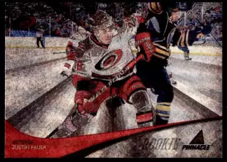 2011-12 Pinnacle #268 Justin Faulk RC