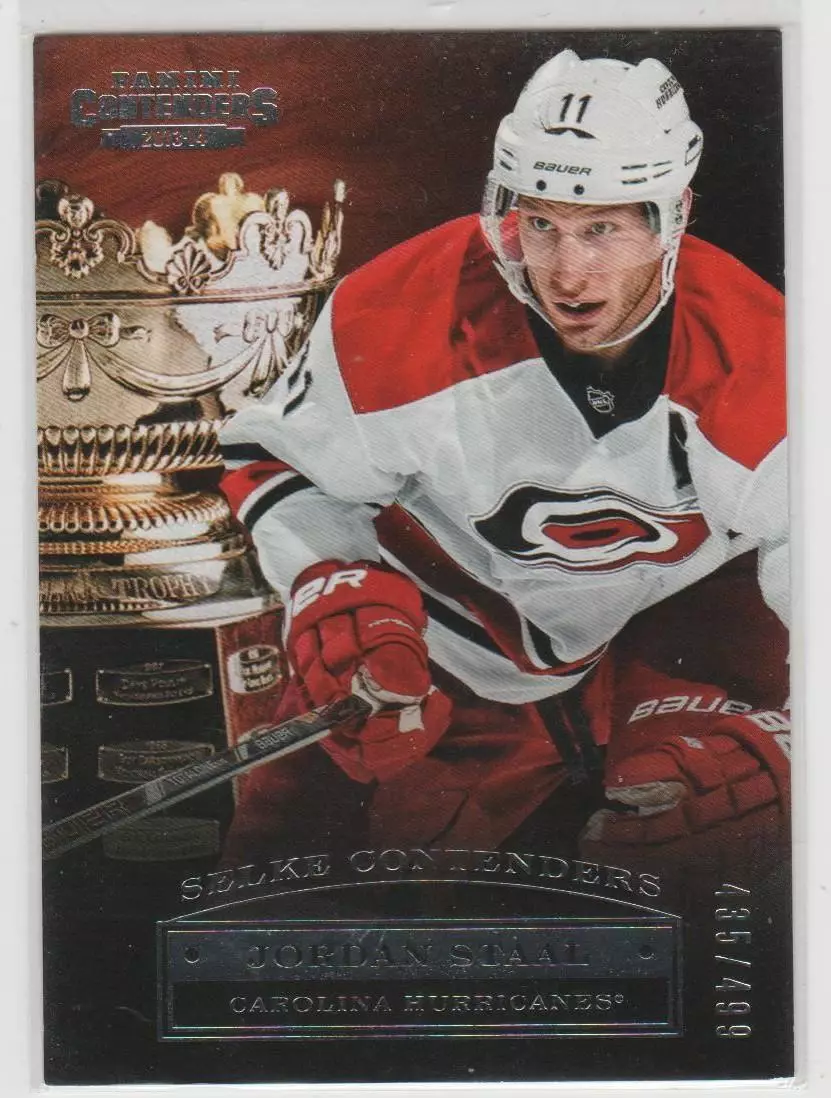 2013-14 Panini Contenders Selke Contenders #SC5 Jordan Staal 435\499